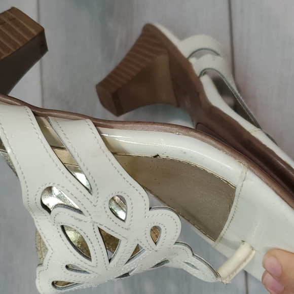 Euro By Sofft Womens Maya Comfort Leather Heels Sandals shoes sz 8M - Picture 12 of 14